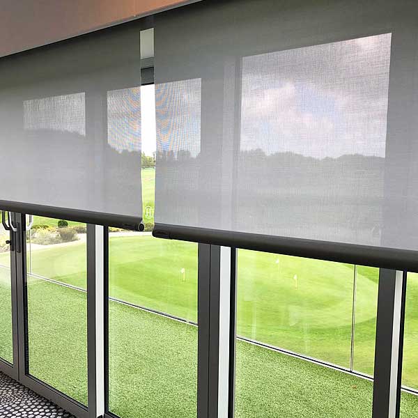 Image of Contract Motorised Blinds Installation at Hurston Hall