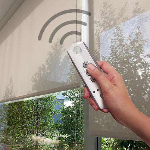 motorised blinds for school